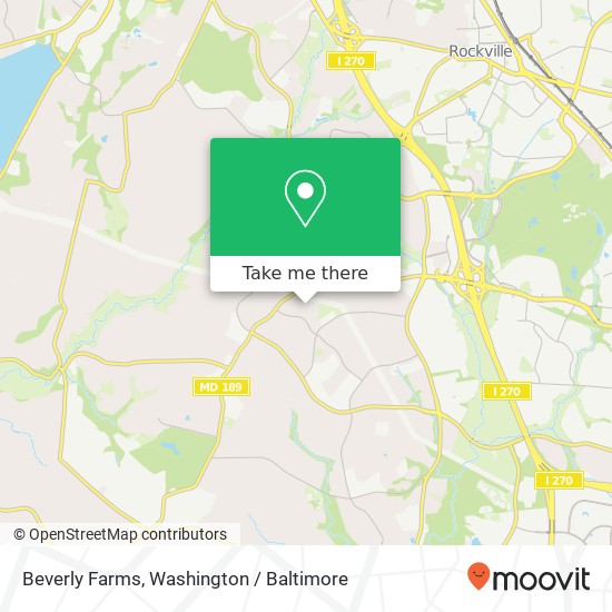 Mapa de Beverly Farms