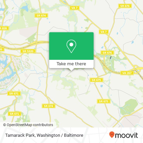 Mapa de Tamarack Park, Meadowlark Rd