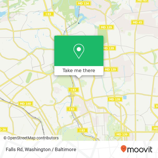 Falls Rd, Baltimore, MD 21210 map