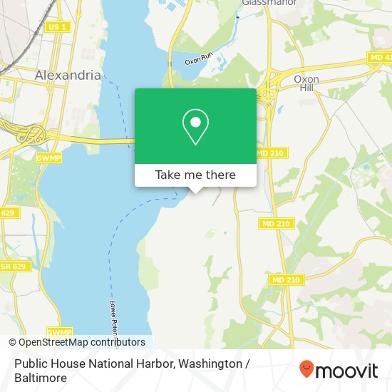 Mapa de Public House National Harbor, 199 Fleet St