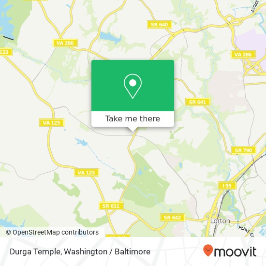 Durga Temple, 8400 Durga Pl map