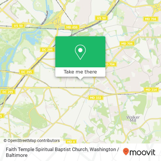 Faith Temple Spiritual Baptist Church, 313 57th St NE map