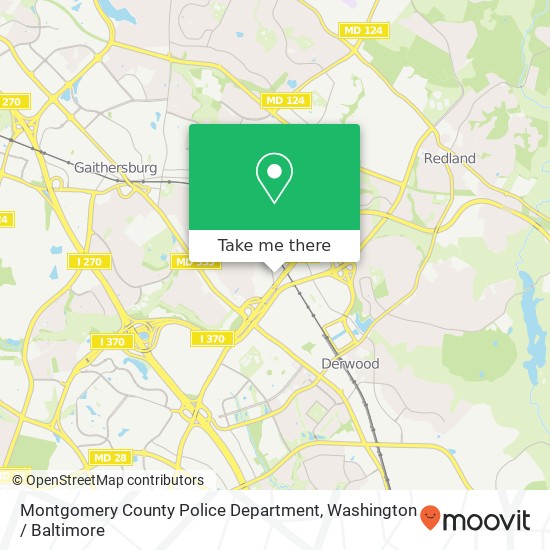 Montgomery County Police Department, 8316 Helgerman Ct map