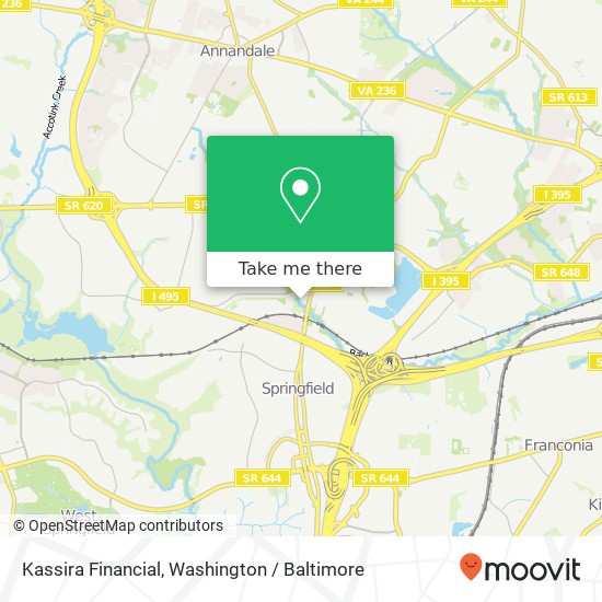 Mapa de Kassira Financial, 5532 Hempstead Way