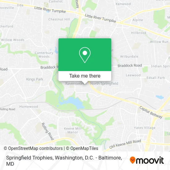 Springfield Trophies map