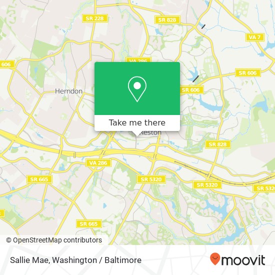 Sallie Mae, 12061 Bluemont Way map