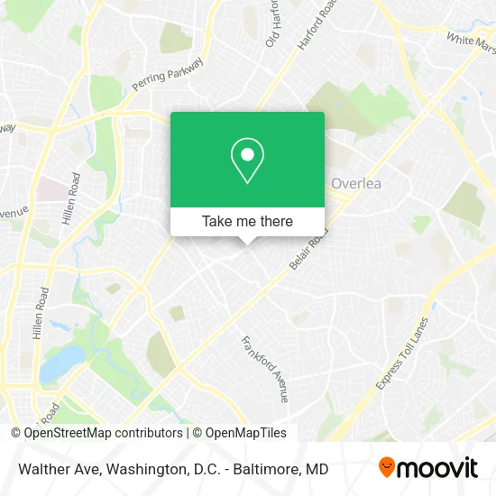Mapa de Walther Ave