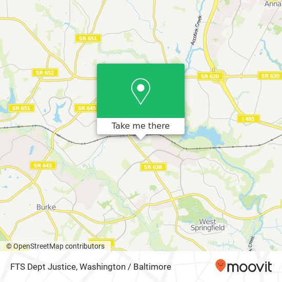 FTS Dept Justice map