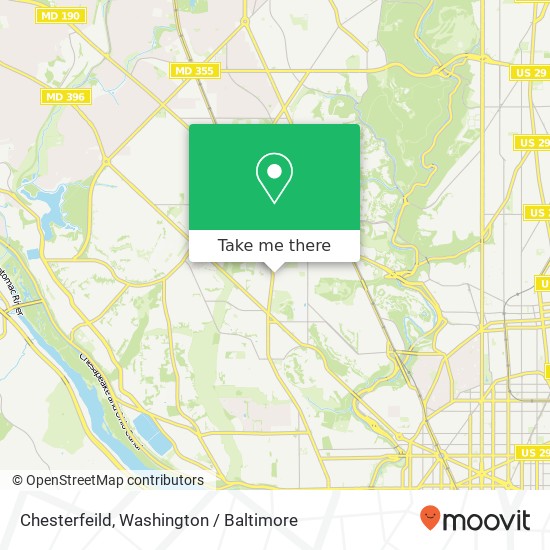 Chesterfeild, 3315 Wisconsin Ave NW map