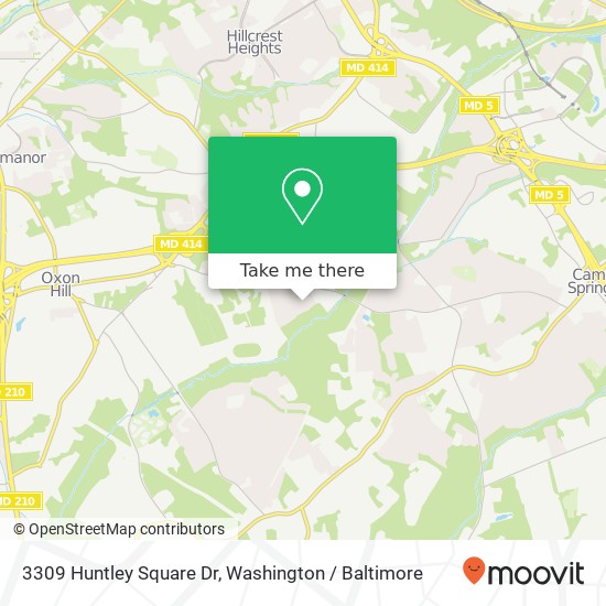 3309 Huntley Square Dr, Temple Hills, MD 20748 map