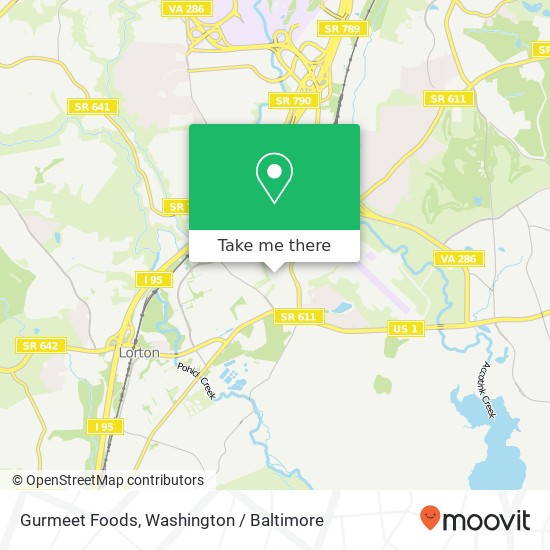 Mapa de Gurmeet Foods, 7361 Lockport Pl