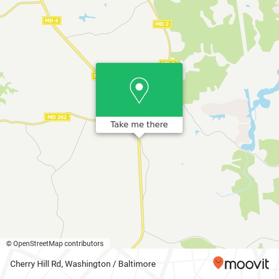 Mapa de Cherry Hill Rd, Huntingtown, MD 20639