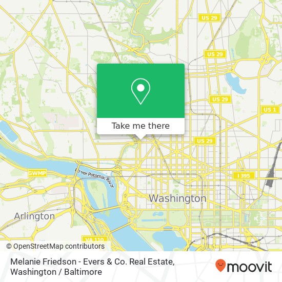 Melanie Friedson - Evers & Co. Real Estate, 1509 22nd St NW map