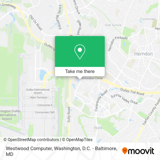 Mapa de Westwood Computer