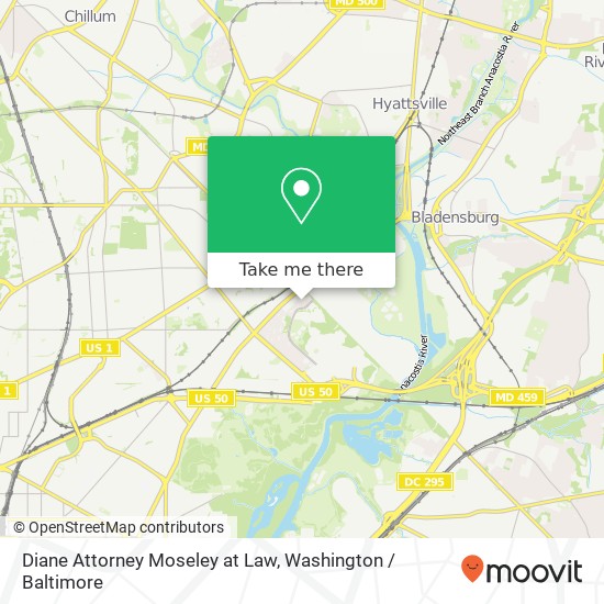 Diane Attorney Moseley at Law, 3036 Pineview Ct NE map