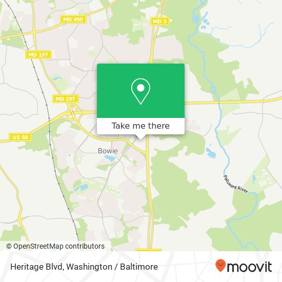Heritage Blvd, Bowie, MD 20716 map