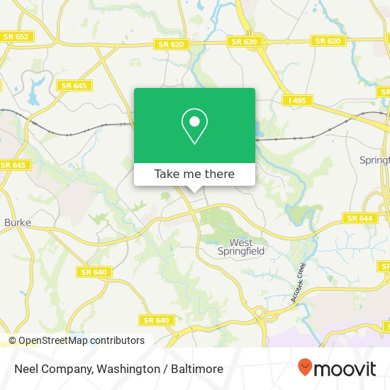 Mapa de Neel Company, 8328 Traford Ln