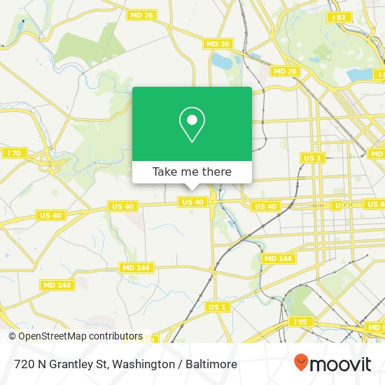 720 N Grantley St, Baltimore, MD 21229 map