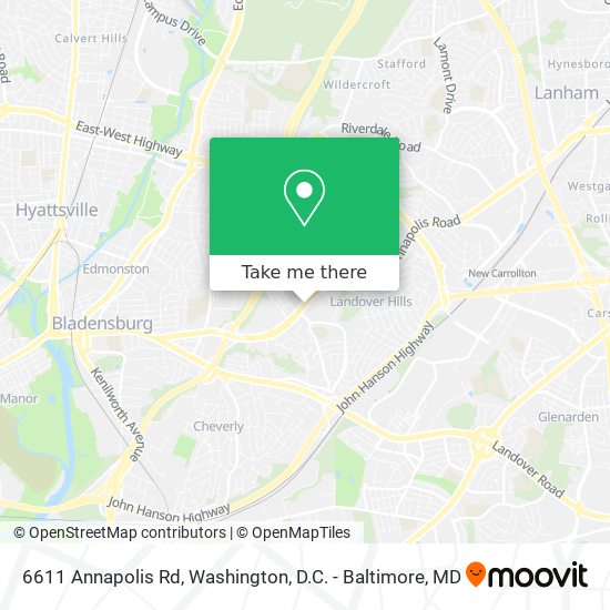 Mapa de 6611 Annapolis Rd