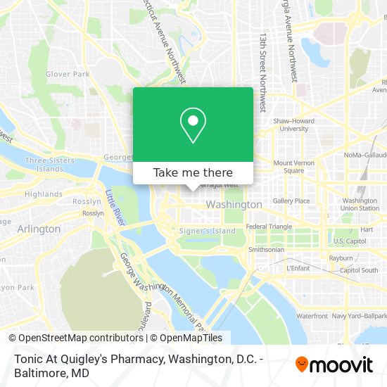 Tonic At Quigley's Pharmacy map