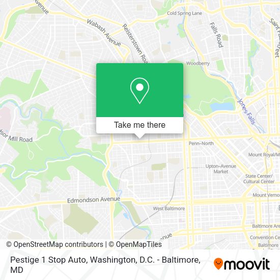 Pestige 1 Stop Auto map