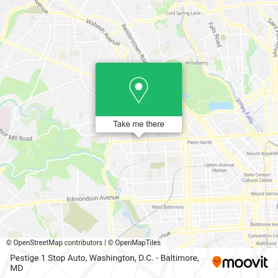 Pestige 1 Stop Auto map