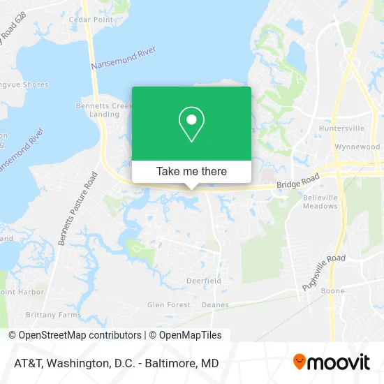 AT&T map