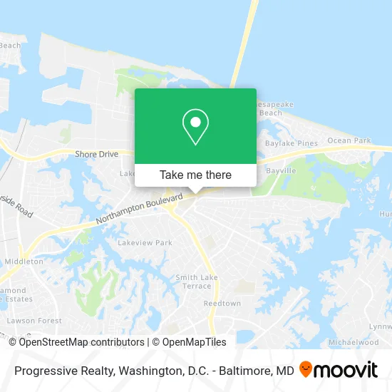 Progressive Realty map