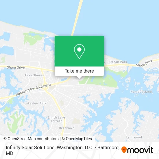 Mapa de Infinity Solar Solutions