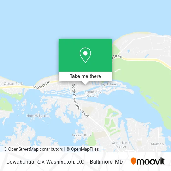 Mapa de Cowabunga Ray