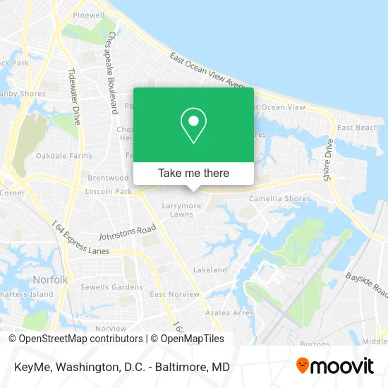 KeyMe map