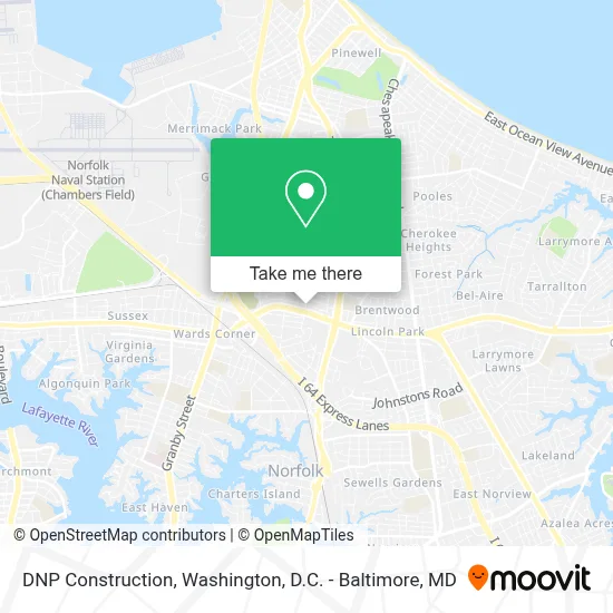 DNP Construction map
