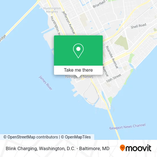 Blink Charging map