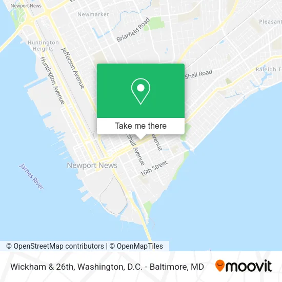Mapa de Wickham & 26th
