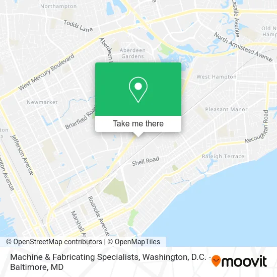 Mapa de Machine & Fabricating Specialists