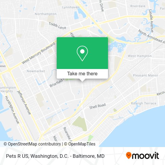Pets R US map