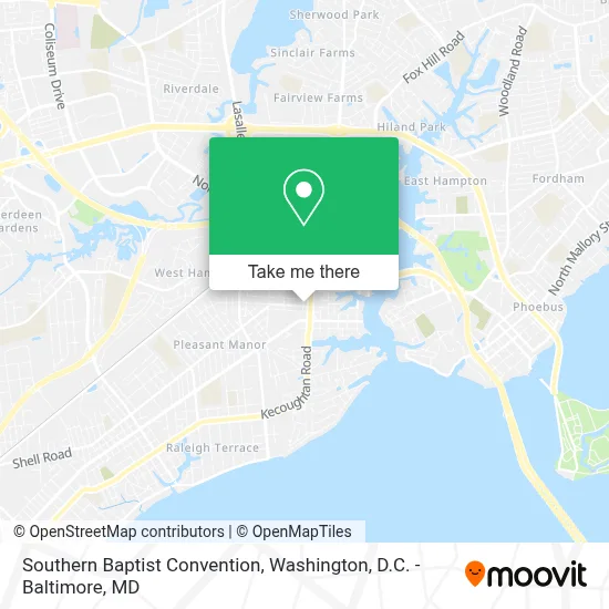 Southern Baptist Convention map