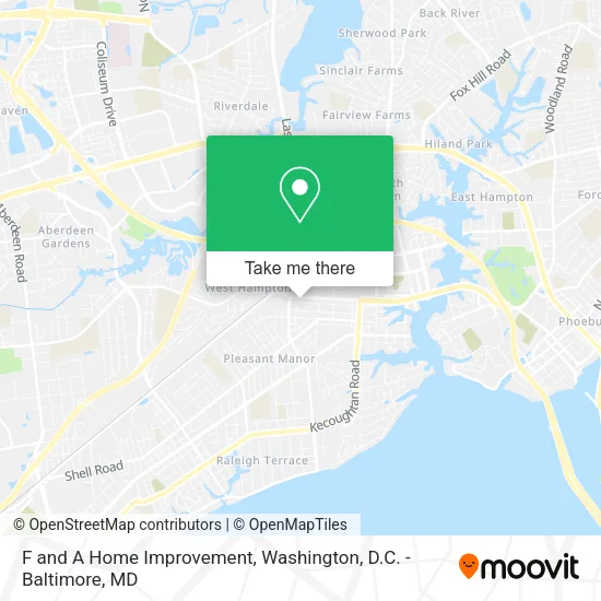Mapa de F and A Home Improvement