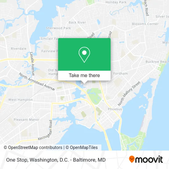 One Stop map
