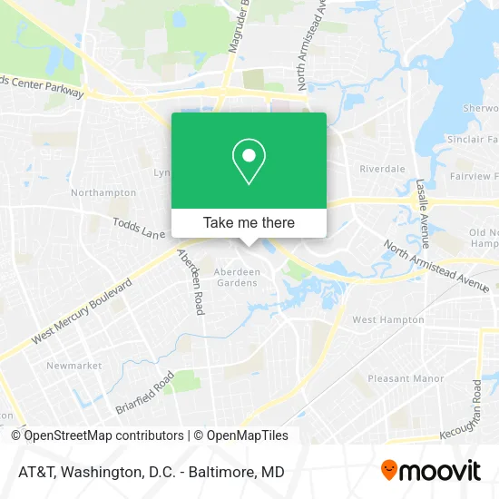 Mapa de AT&T
