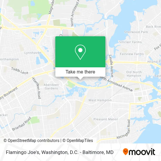 Flamingo Joe's map
