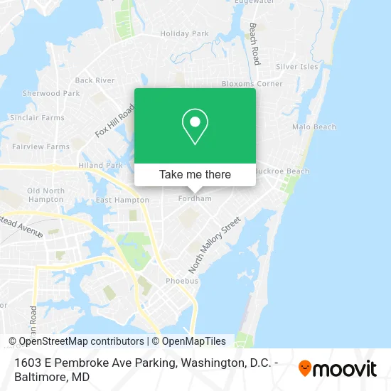 1603 E Pembroke Ave Parking map