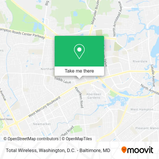 Total Wireless map