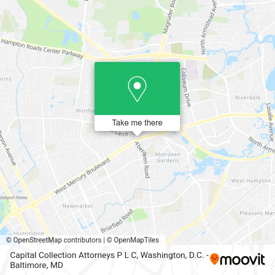 Capital Collection Attorneys P L C map