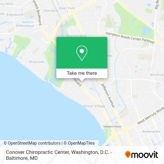 Conover Chiropractic Center map