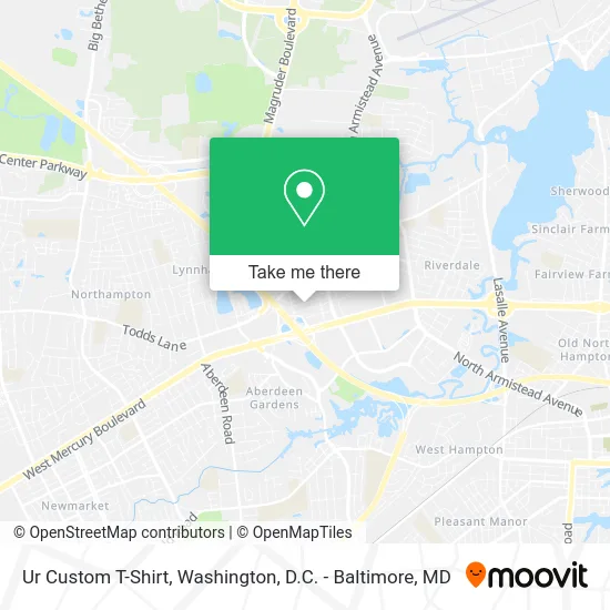 Ur Custom T-Shirt map