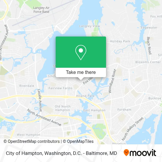 City of Hampton map