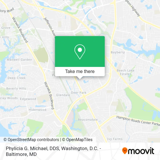 Mapa de Phylicia G. Michael, DDS