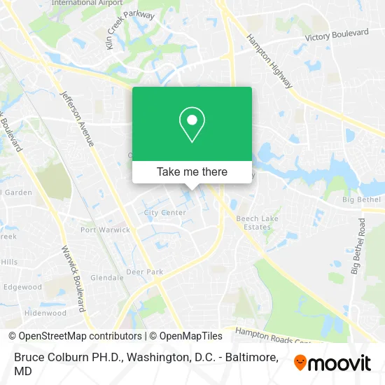 Bruce Colburn PH.D. map