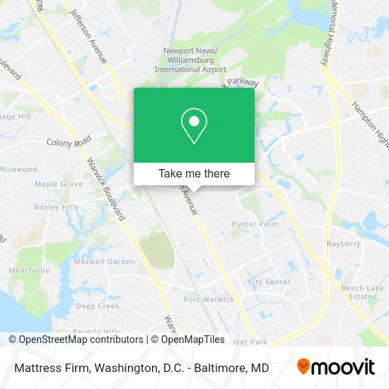 Mapa de Mattress Firm